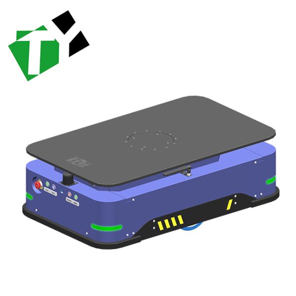 Telescopic Lift Docking AGV Robot for Streamlined Trackless Material Handling