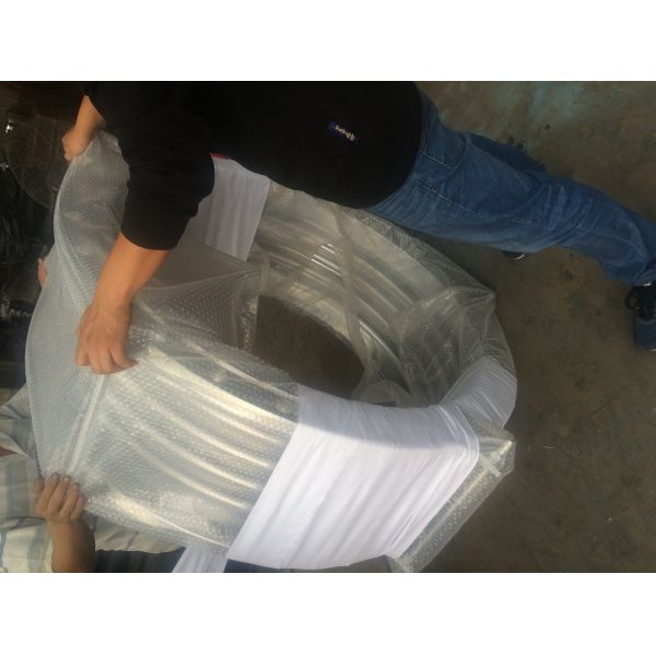 SS304 Фланцевое соединение гофрированного металлического шланга из нержавеющей стали для резервуара парового кондиционирования воздуха DN32 DN3000 мм