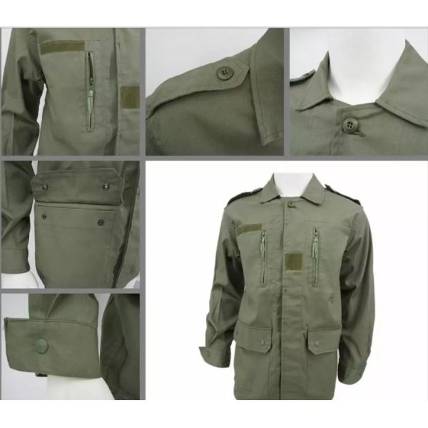 Flame Retardant Military Tactical Wear Aramid PE Army Training Dress With Elbow And Knee Pads