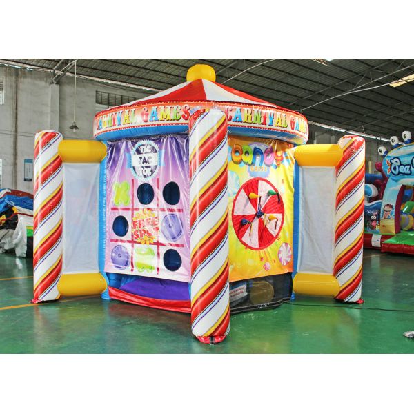 Colorful Sports Carnival Games , Inflatable Outdoor Games For Children Adult