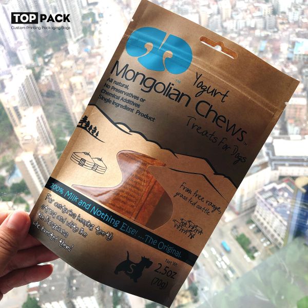 Matte Finished Plastic Laminated Stand Up Pouch Banana Chips Packaging Bag