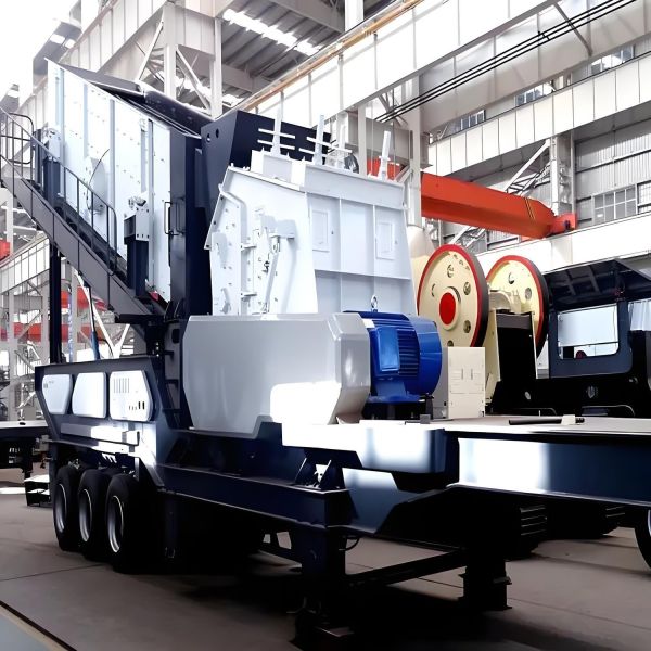 80-250kw Motor Power Mobile Jaw Impact Cone Crusher Plant for 150-300tph Capacity