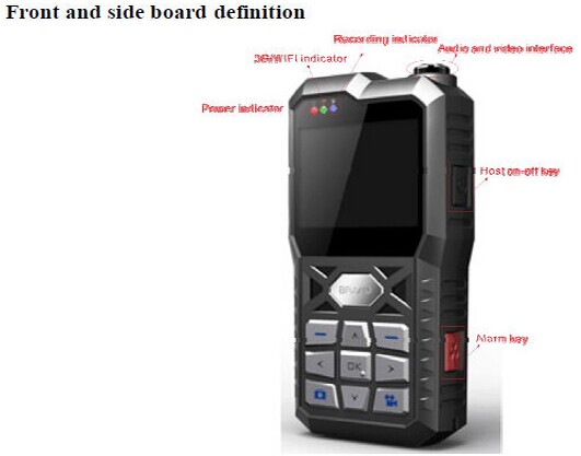 3G 4G WIFI GPS Police Body Worn Camera For Law Enforcement