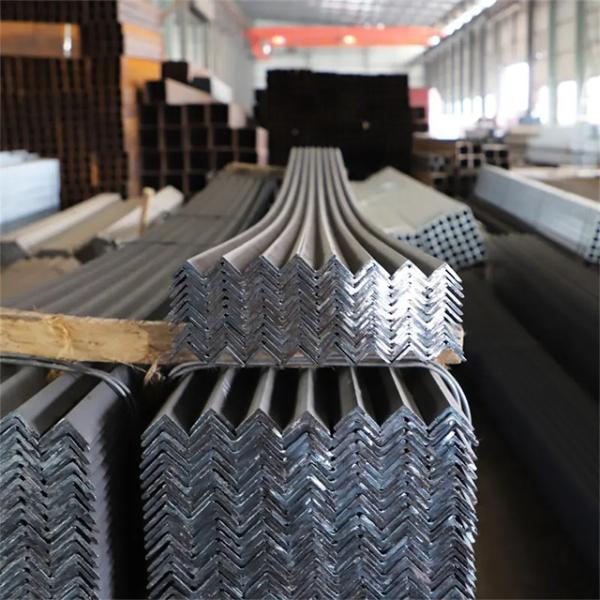 ASTM A36/A53 Q235/Q345 Carbon Equal Angle Steel 6m-12m Galvanized L-Shape Mild Steel Angle Bar for Construction Projects