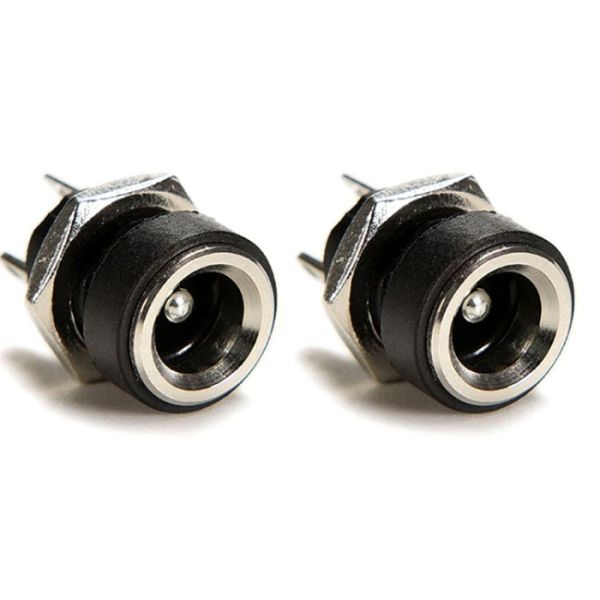 5.5mm X 2.1mm CQC Dc Power Jack Female Panel Mount Connector