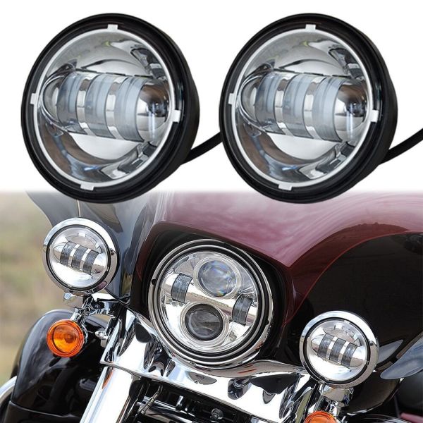 Auto Drl Daytime Car LED Fog Lights Without Angel Eyes 1800 Lumen 6500K-7000K