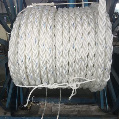 Corda de flutuação Marine Mooring Polypropylene Braided Rope dos PP da costa do navio 8
