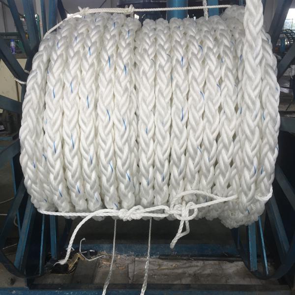 8 Strand Marine Braided PP Rope Polypropylene Mooring Floating PP Towing Rope 28mm-96mm