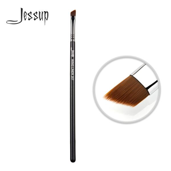 Angled Thin Eye Jessup Makeup Brushes For Powder Cream Liquid