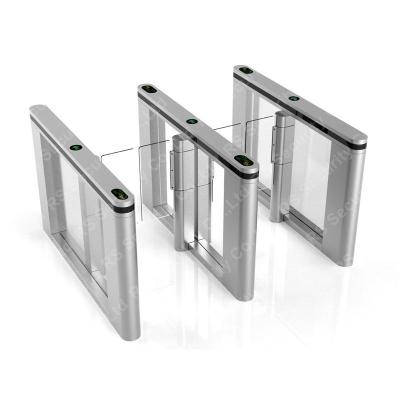 Card Reader Swing Barreira Diameter 168mm Single Direction Speed Gate Turnstile Traffic Portable Control