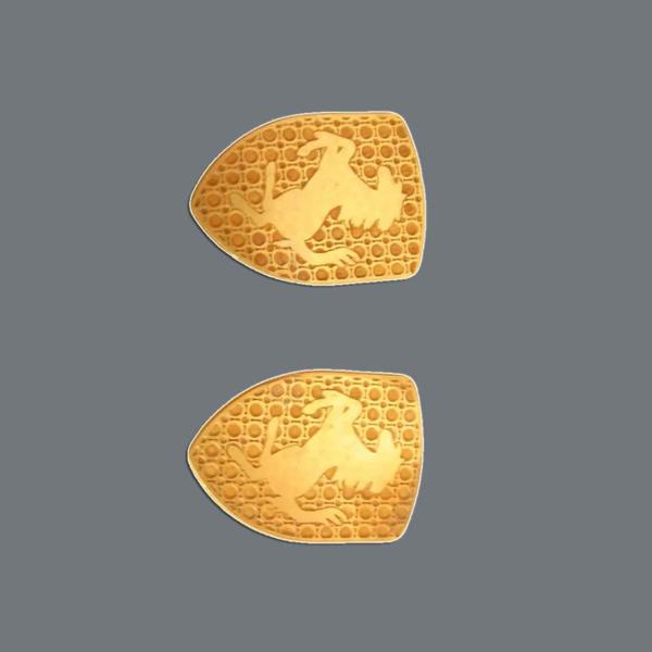 China Etiqueta de grabado de aluminio privado y sellos de insignia de aluminio