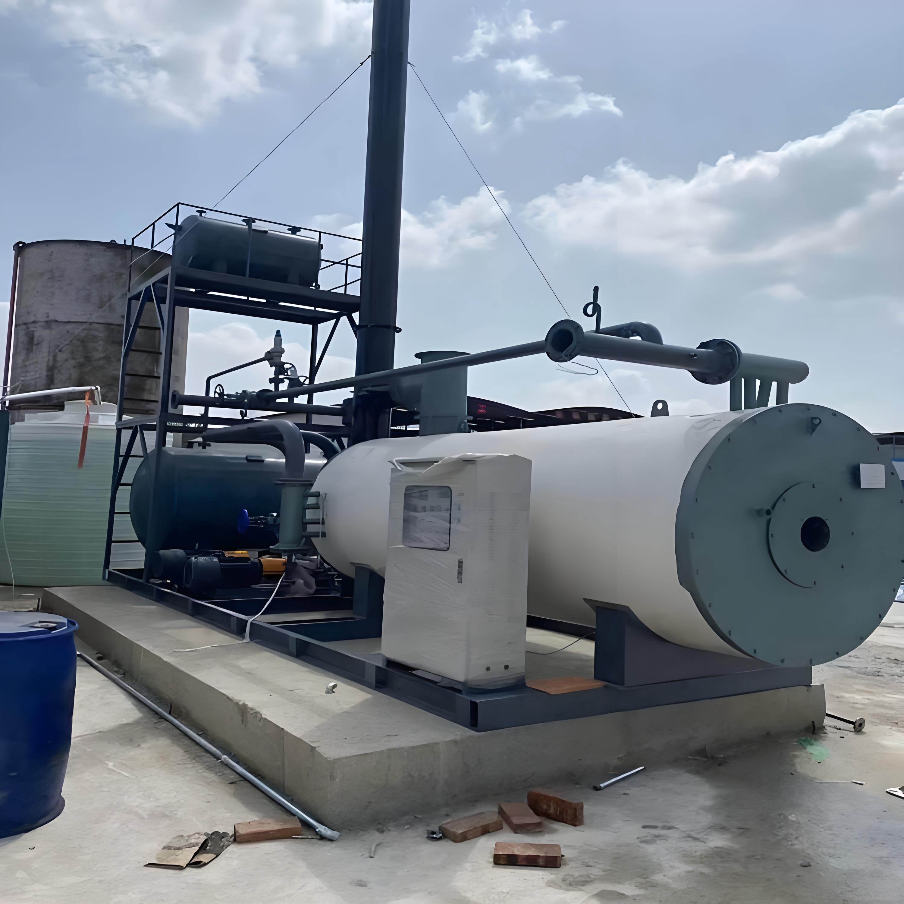 2100 Kw Horizontal Oil Gas Fired Thermic Fluid Heating Boiler