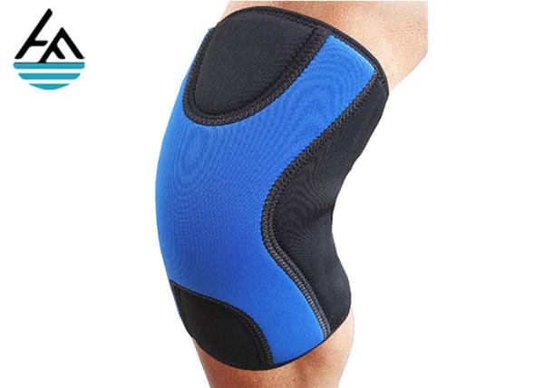 9mm Thickness Black Compression Neoprene Knee Sleeve Customized Size For Best Squats