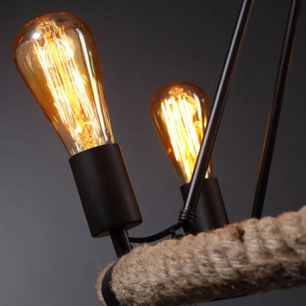 Loft Rattan pendant light For Kitchen Bedroom Dining room Lighting Fixtures (WH-VP-12)