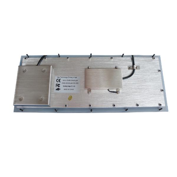 Vandal proof industrial & marine level keyboard with adjustable industrial backlight