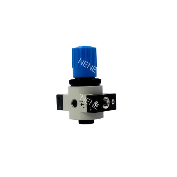 LR-1/4-D-7-MINI 162583 Pressure Regulator Festo G1/4 1600L/min 0.5-7bar Zinc Die-Cast Directly Actuated Diaphragm With Pressure Gauge