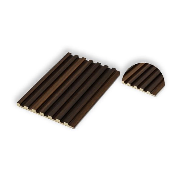 Interlocking 3D Slat PVC Fluted Wall Panels 145x8mm Solid Core Decorative Cladding for Column Wrap Projects
