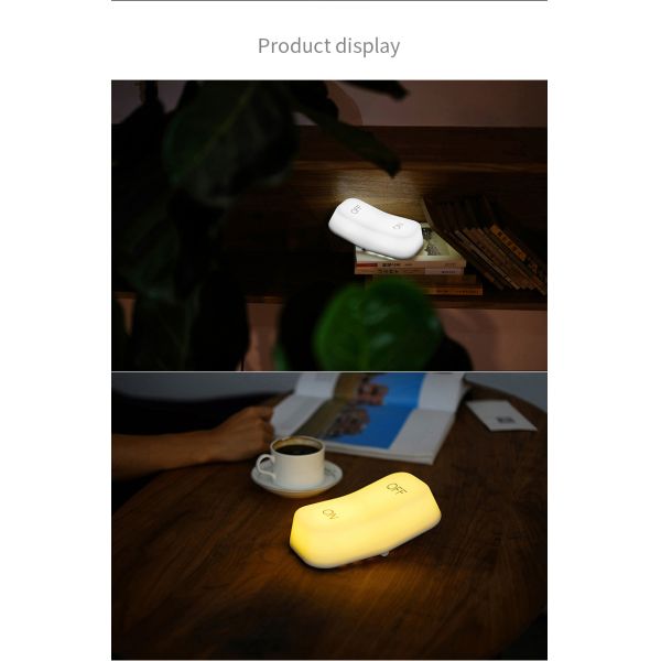 Входное напряжение DC 6V Детская ночная лампа с переключателем моделирования светодиодной световой гравитационной индукцией