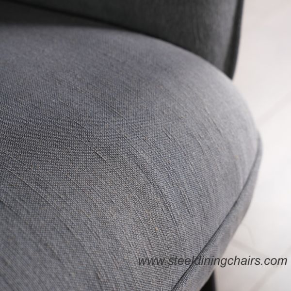 840mm 890mm Woolen Fabric Upholstered Restaurant Chairs For Coffee Shop