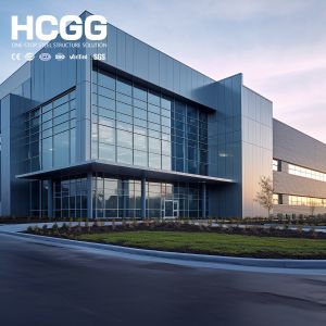 High Rise Prefab Commercial Steel Structure Buildings For Office Shopping Mall Showrooms