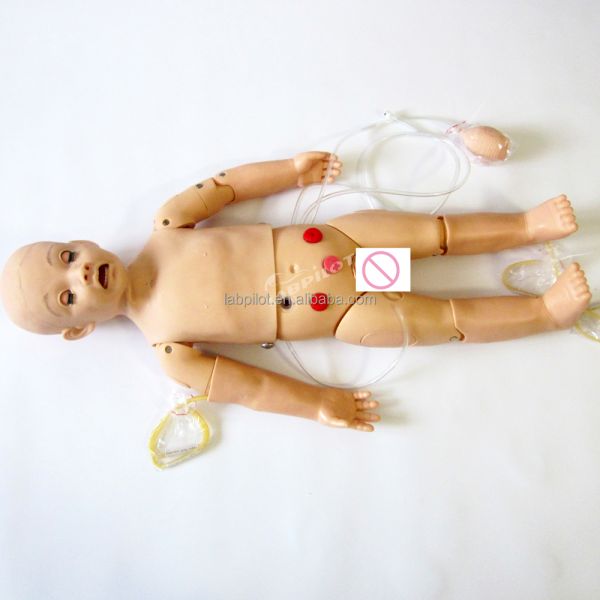 Comprehensive Maternity and Pediatric Care Mannequin for Advanced PVC CPR ECG Training