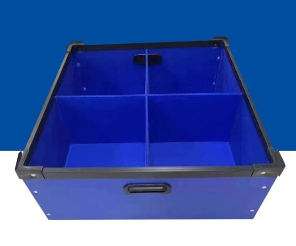 Stackable PP Corrugated Boxes Waterproof Plastic Storage Boxes Lightweight