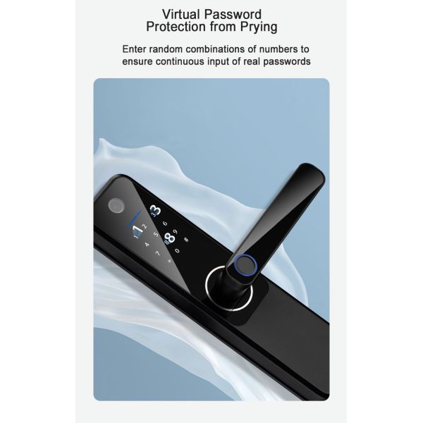 Сливер электронный дверной замок отпечаток пальца дверной замок CE RoHS одобрение