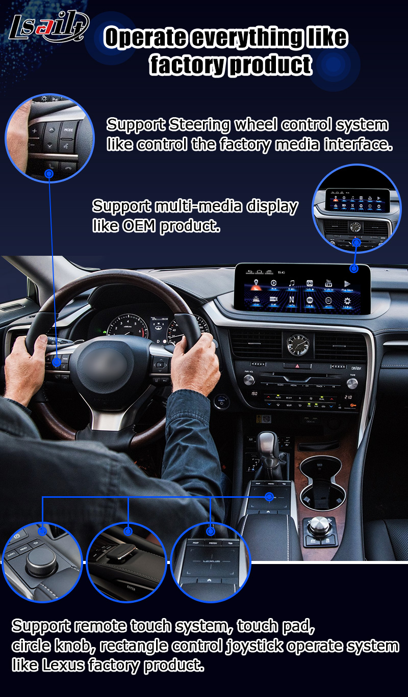Lexus IS350 IS200t IS300 IS300h Wireless Caprlay Android Auto Box Зеркальное отображение экрана
