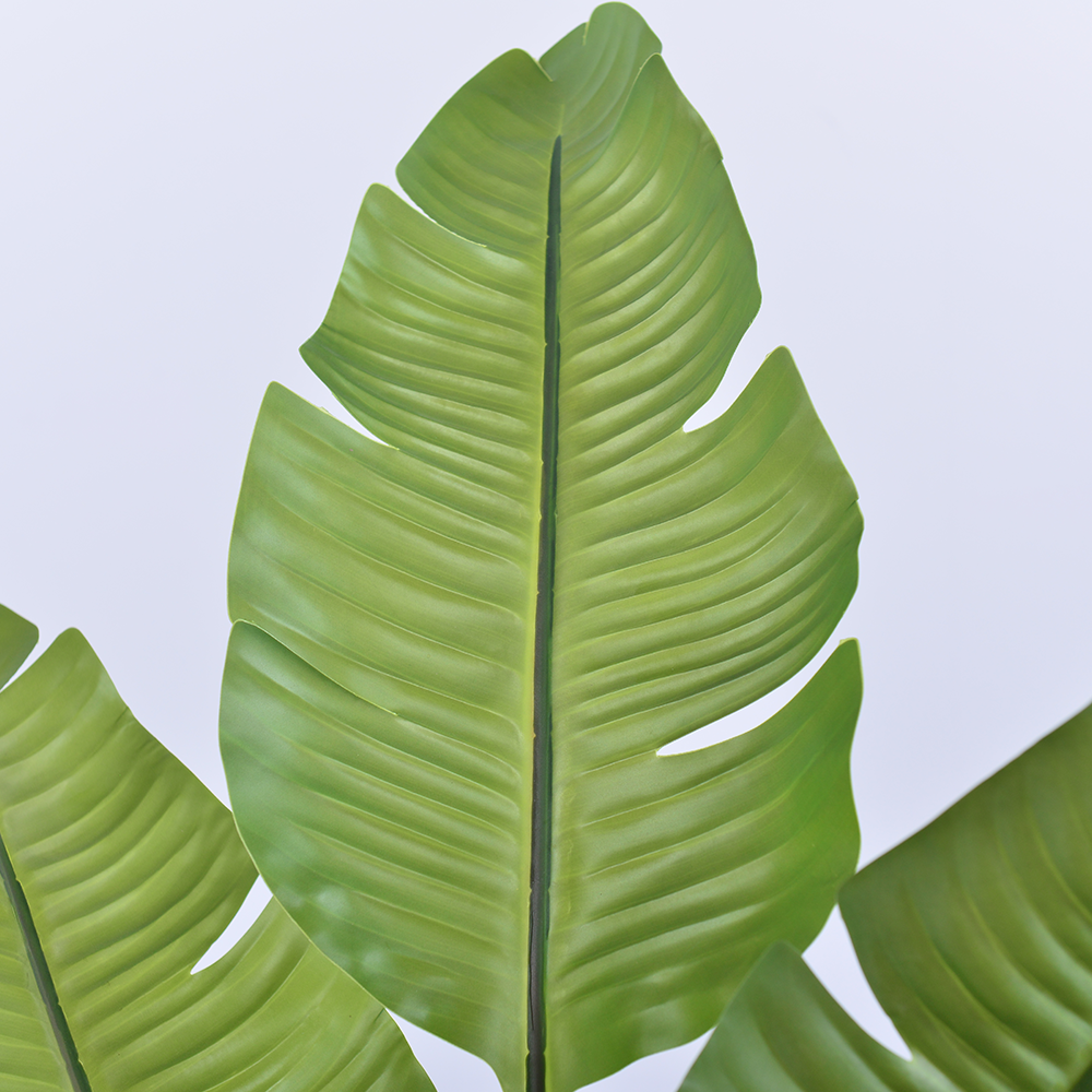 High Quality Real Touch Leaves Artificial Plant Strelitzia Nicolai Fire Resistant Faux Bird of Paradise for Indoor and Outdoor