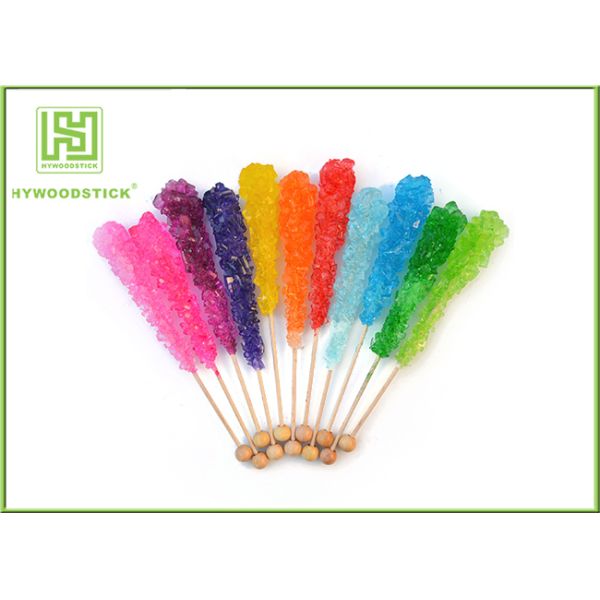 Biodegradable Wooden Lollipop Sticks Rock Candy Suckers 10cm ~ 90cm Length