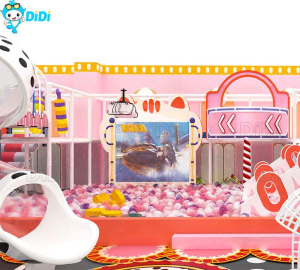 Indoor Playground Slide Set Kids Maze Gym Playground For Children