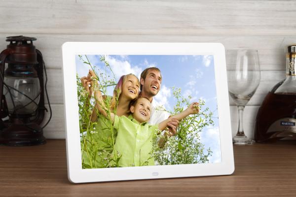 Wall Mount Advertising Display LCD Video Brochure 12 Inch HD Screen Table Stand
