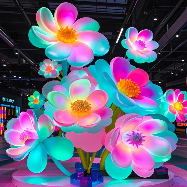 Light-Up Flowers for Festivals and Party Events