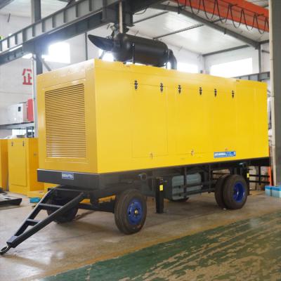 Steel Mobile Light Plant Generator Heavy Duty Genset Lighting Tower