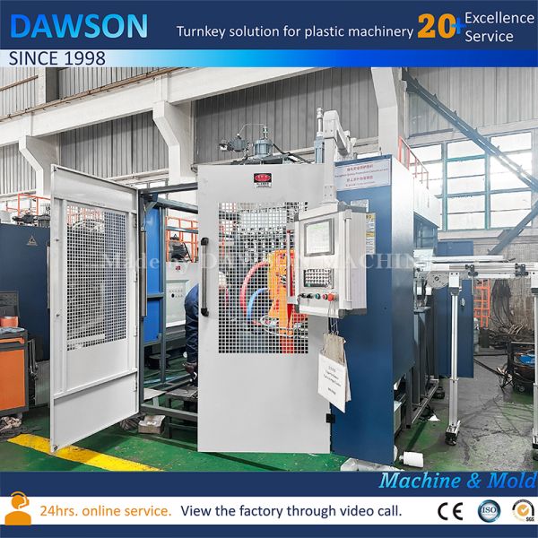 Versatile Wide Mouth HDPE Canister Blow Molder Extrusion Blow Molding Machines for Household Chemicals