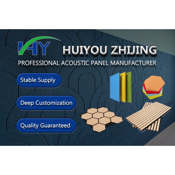 Polyester Fiber Wall Acoustic Panels Studio Soundproofing Panels Color Customized