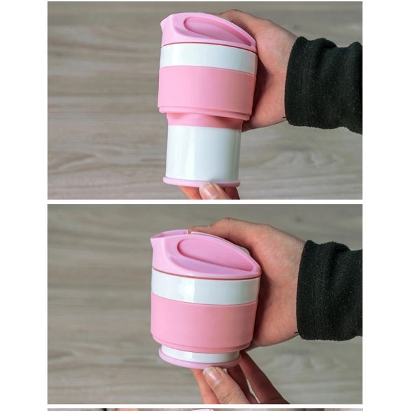 Lightweight Heat Resistant 400ML Silicone Travel Mug