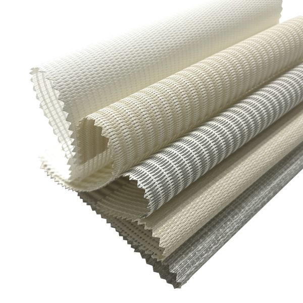 Ready Stock 5% Openness 3m Width Fire-proof Rainbow Roller Blinds Fabrics For Home Decoration Living Room