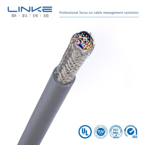 Fios elétricos à prova de fogo isolados em PVC 18AWG 300V Cabo de sinal de energia UL1185