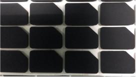 Black Die Cut Silicone Nitrile Butadiene Rubber Products NBR NR EPDM Cushion