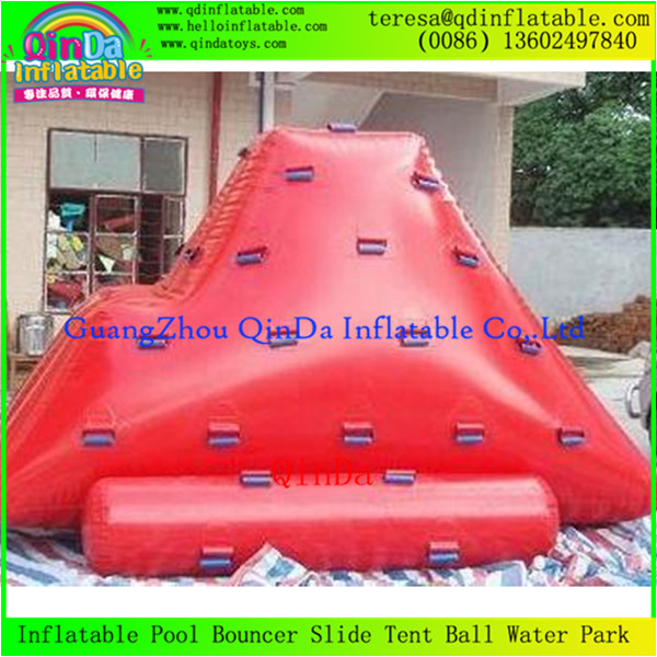 Commercial Outdoor Inflatable Iceberg Water Toys For Lake / River / Swimming Pools