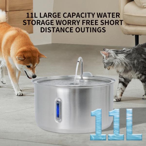 Multiple Water Outlet Modes Large Capacity Water Dispenser For Cats And Dogs