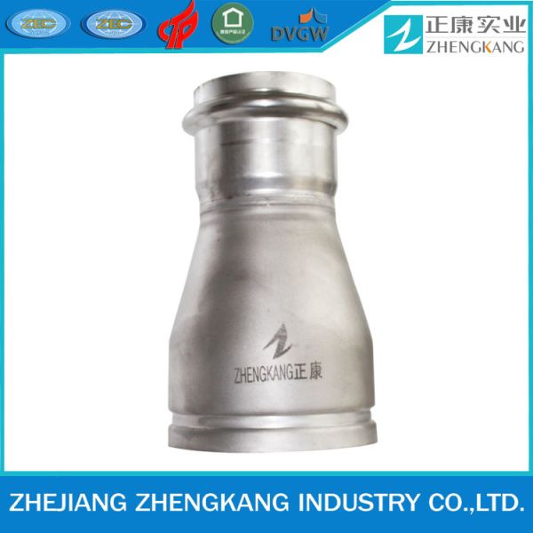 Round Head Stainless Steel Grooved Fittings 304 Ss Flexible Grooved Coupling