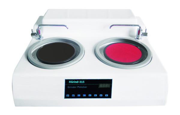 Máquina metalográfica da moedura e de polonês da velocidade 50-600rpm de Stepless com disco dobro