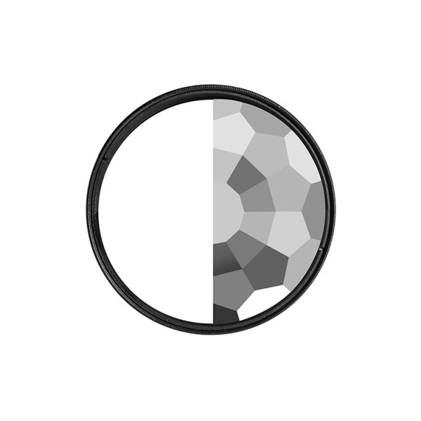 Rotatable Special Effect Lens Filter DSLR Camera Split Kaleidoscope Filter 77mm With Optical Glass