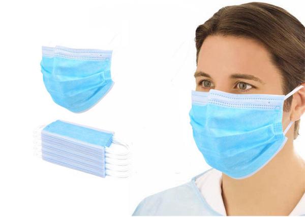 Spunbond PP Respiratory Face Masks , Disposable Respirator Mask Anti Virus