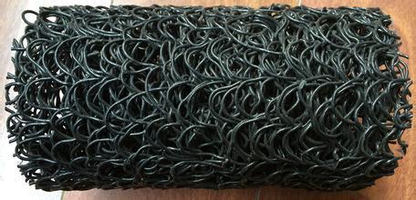 Geocomposite Drain Plastic Blind Ditch PP Material Black Color Lightweight Circular Shape