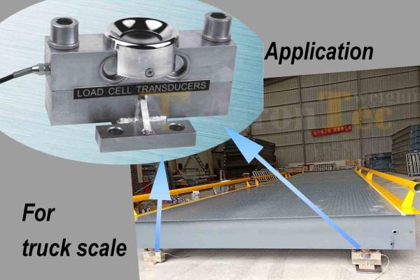Nickel-plated Alloy Steel 40T Truck Scale Load Cell Module, Analog Load Cell for Vehicle Scale