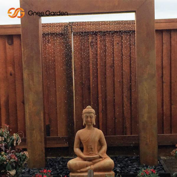 bens de aço rústicos decorativos grossos da parede da água de 3mm Corten