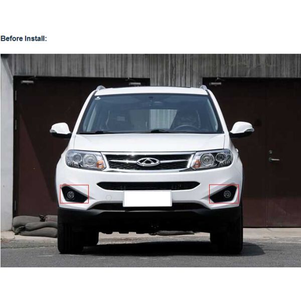 Chery Tiggo 2014 DRL LED Daytime driving Lights turn signal steering